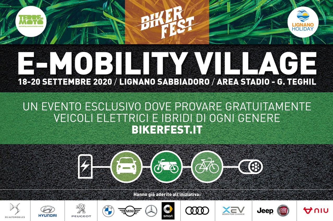 34°Biker Fest, 25°Us Car Reunion, e-Mobility Village: il più grande evento a motore 2020 del Nordest