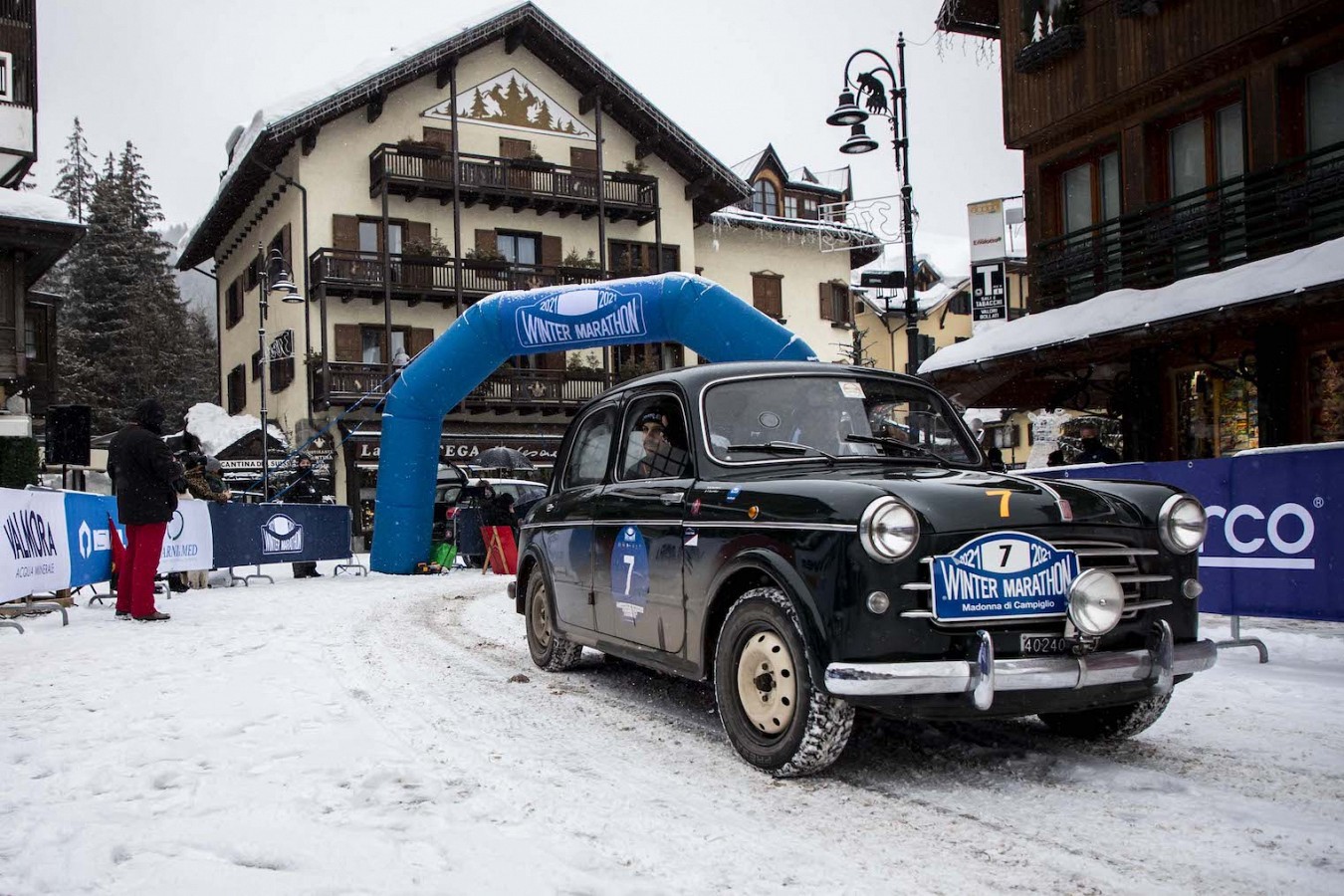 #wintermarathon2021: vincono Bellini-Tiberti su Fiat 508C del 1937. Neve sui passi, spettacolo e successo organizzativo