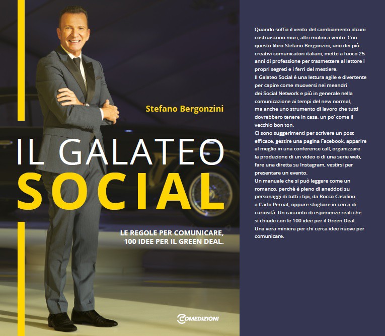 È uscito “Il Galateo Social”: il primo libro sul #newnormal che si legge come un romanzo perchè è la storia di 25 anni di competizioni