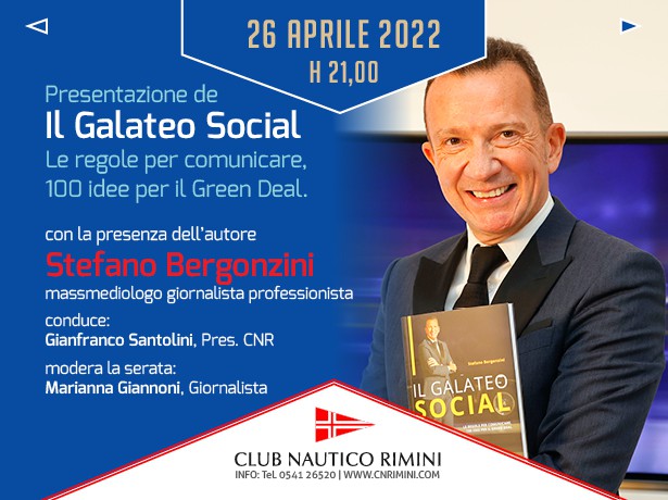MotorValley: Stefano Bergonzini ospite del Club Nautico Rimini di Piazzale Boscovich per presentare Il Galateo Social