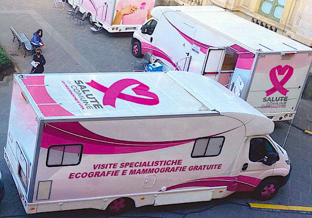 Clinica Mobile: parte dalla Provincia di Pisa la campagna nazionale di prevenzione dei tumori al seno "Salute in Comune"